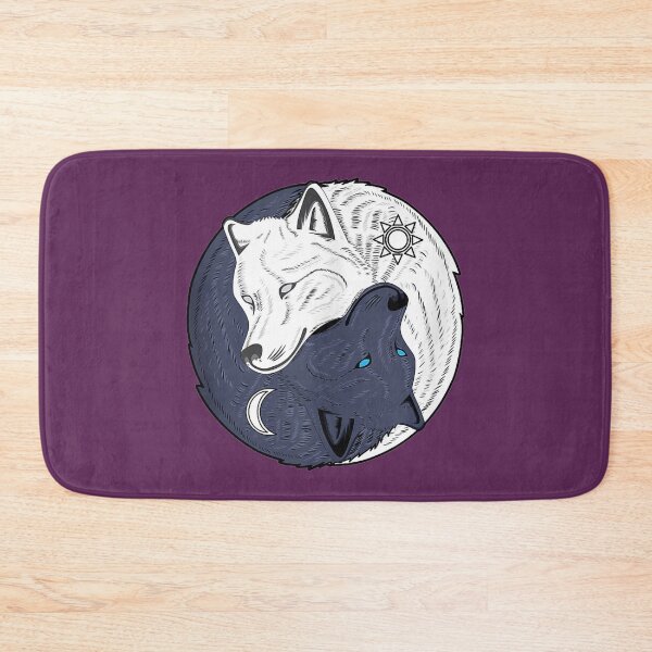 Item preview, Yin Yang Wolf Spiritual Skoll & Hati Zen  designed and sold by Serieto999.