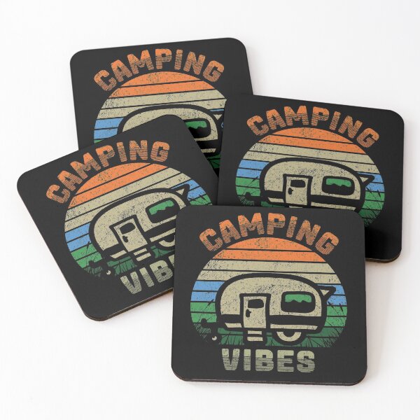 Item preview, Camping Vibes Retro Sunset Design designed and sold by Jewelspride.