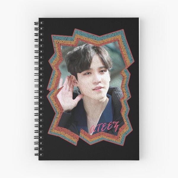 Item preview, Jeong Yunho ATEEZ Yunho Korean Kpop Retro Color Oil Paint Design designed and sold by Piosenka Art.