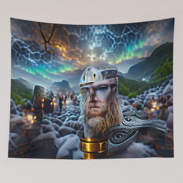 Item preview, Valhalla | The Norse Gods Watch designed and sold by OneStrokeBrush.