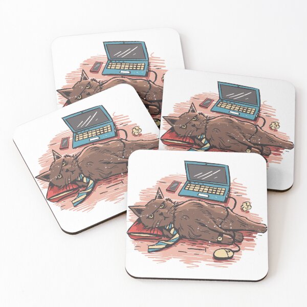 Item preview, Cat Tired of Working From Home designed and sold by Jewelspride.