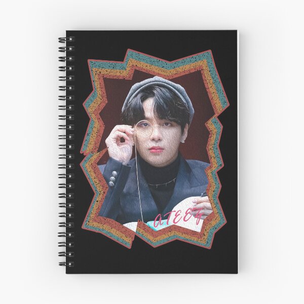 Item preview, Choi Jongho ATEEZ Jongho Korean Kpop Retro Color Oil Paint Design designed and sold by Piosenka Art.