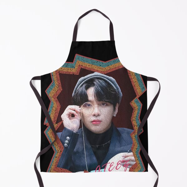 Item preview, Choi Jongho ATEEZ Jongho Korean Kpop Retro Color Oil Paint Design designed and sold by Piosenka Art.