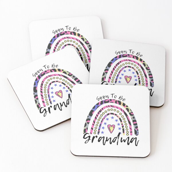 Item preview, Grandma Soon To Be Boho Leopard Rainbow designed and sold by Betsytiptoe.