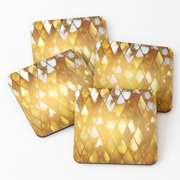 Item preview, Gold Reflection Diamond Pattern designed and sold by CherryDamzel.