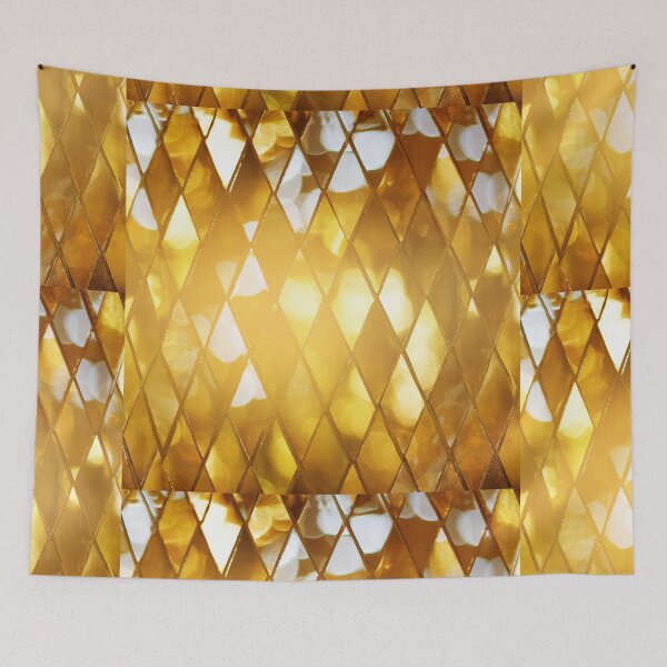 Item preview, Gold Reflection Diamond Pattern designed and sold by CherryDamzel.
