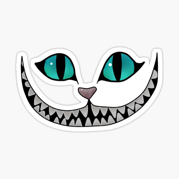 chat de Cheshire Sticker