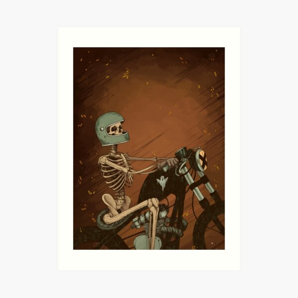 Spook Night Rider Art Print
