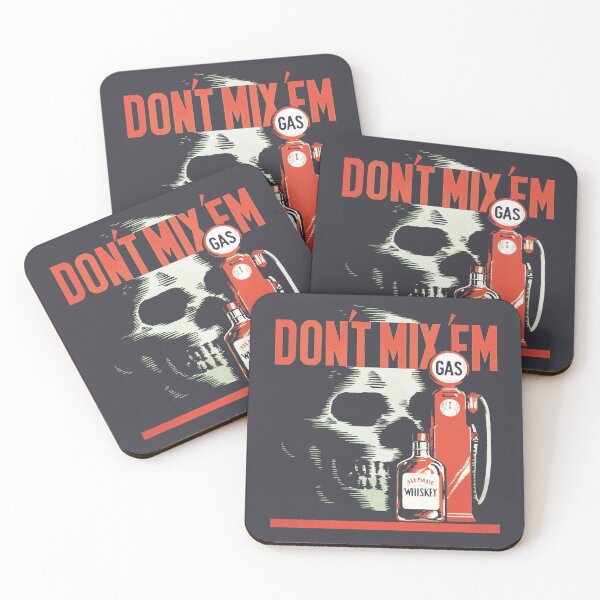 Item preview, Don't Mix 'Em Drunk Driving Awareness Poster designed and sold by MnEmzStudio.
