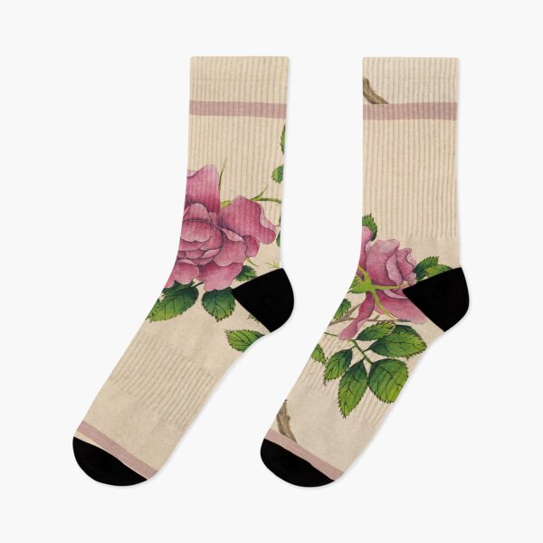 Item preview, Vintage Chinese Painting Rose (18th Century) by Zhang Ruoai designed and sold by Designedbysm.