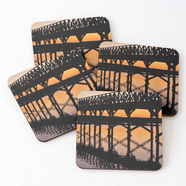 Item preview, Bridge silhouette at dusk in Quinta do Lago designed and sold by AngeloDeVal.