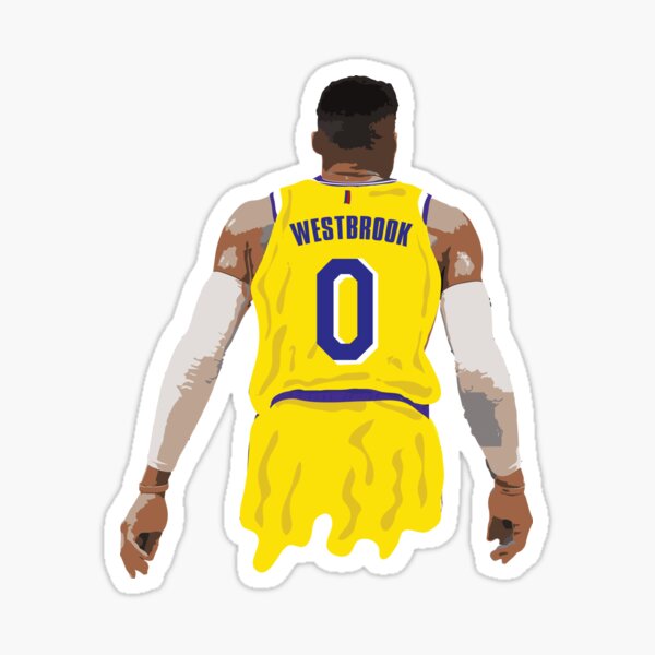 Russell Westbrook #0 Seattle Retro Throwback Basketball Jersey Yellow