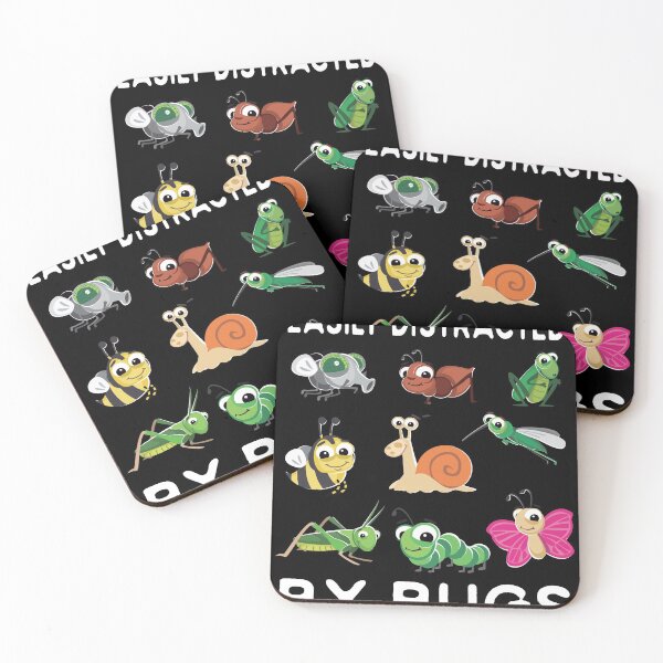 Item preview, Easily Distracted By Bugs, Bugs,  Distracted designed and sold by Dandesin.