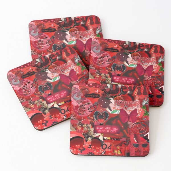 Item preview, Red aesthetic collage designed and sold by GirlofRandom.