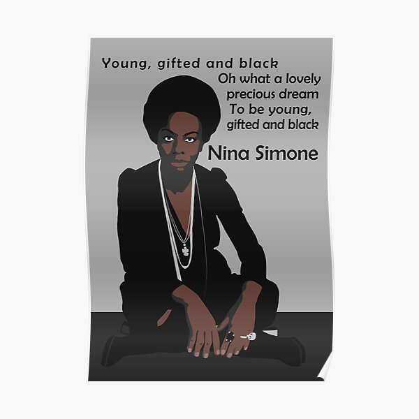 Poster I Put A Spell On You Nina Simone Poster Art Shirt Mask Print Nina Simone Painting Photo Music Icon Jazz Singer Par Galleryartfield Redbubble