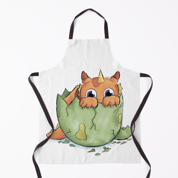 Item preview, Shy Baby Dragon Hatching Shell Peek-A-Boo Cute designed and sold by PhoenixGrayson.
