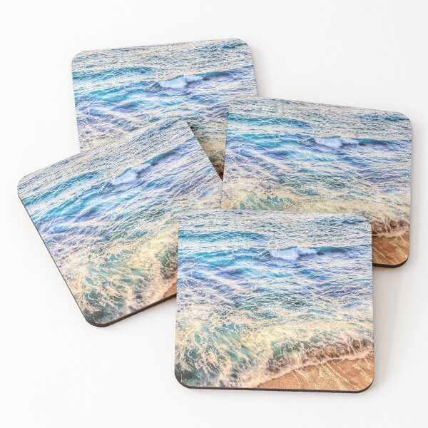 Item preview, Bright Ocean Blue Waves Crash to Beach designed and sold by Beachy.