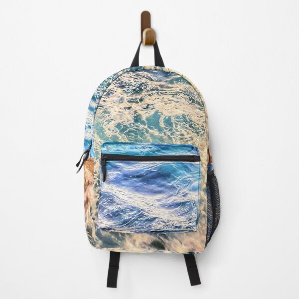 Item preview, Bright Ocean Blue Waves Crash to Beach designed and sold by Beachy.