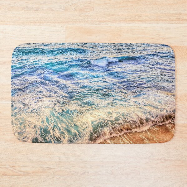 Item preview, Bright Ocean Blue Waves Crash to Beach designed and sold by Beachy.