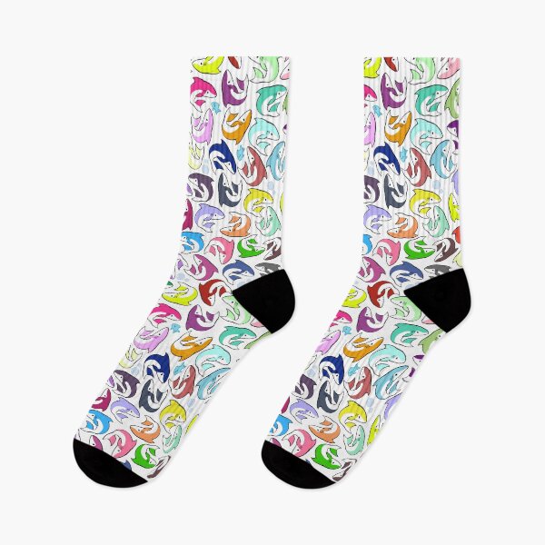 Item preview, Rainbow sharks!!! designed and sold by JdrawsNdoodles.