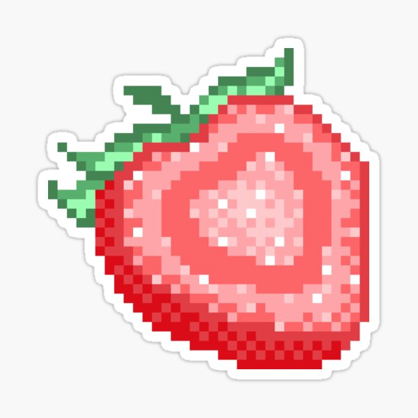 Strawberry pixel art kit – Noteworthy Art Kits