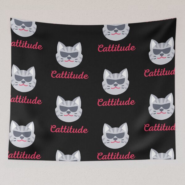 Item preview, Cattitude Cool Cat designed and sold by BhavyaBathla.