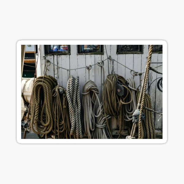 "Ropes" Sticker for Sale by OrionPhotograph Redbubble
