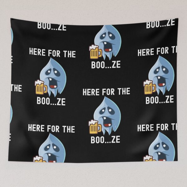 Item preview, Here For The Booze, Halloween Boos designed and sold by SportyDogShop.