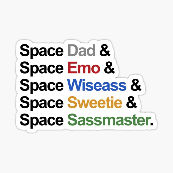 Voltron - Paladins IN SPACE! (For Light Backgrounds) Sticker