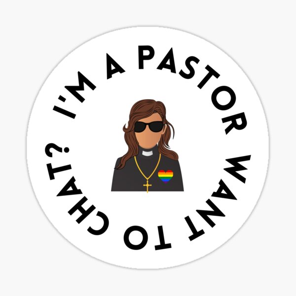 Item preview, I'm a Pastor - White brunette femme designed and sold by jenhibben.