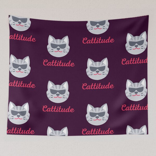 Item preview, Cattitude Cool Cat designed and sold by BhavyaBathla.