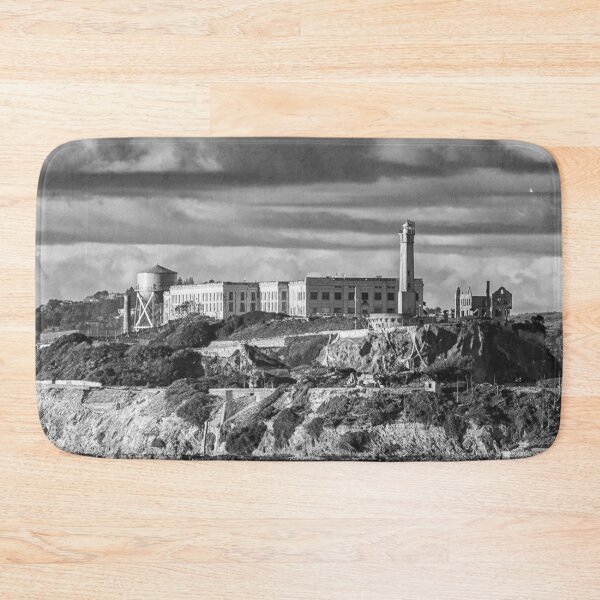 Item preview, Alcatraz Island Prison Black And White San Francisco Bay California designed and sold by Piper-Deals.