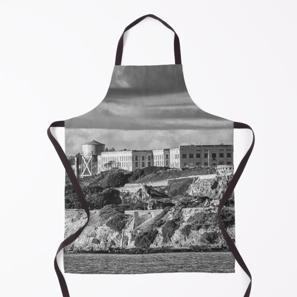 Item preview, Alcatraz Island Prison Black And White San Francisco Bay California designed and sold by Piper-Deals.