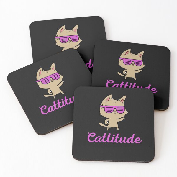 Item preview,  Cattitude Cool Cat designed and sold by BhavyaBathla.