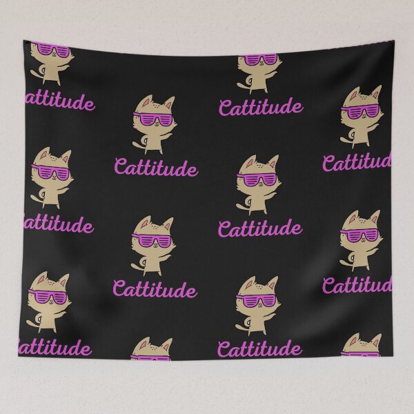 Item preview,  Cattitude Cool Cat designed and sold by BhavyaBathla.