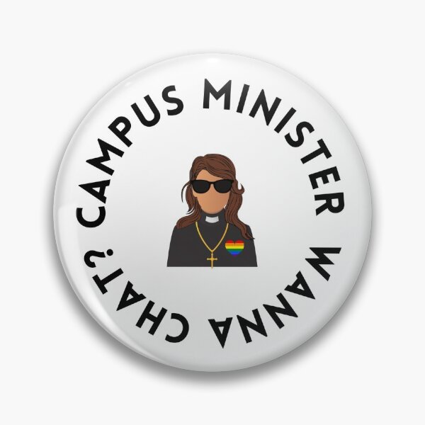Artikelvorschau, Ich bin ein Campus Minister - Weiße Brünette Femme entworfen und verkauft von jenhibben.