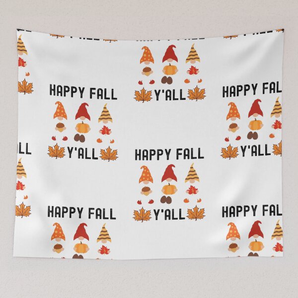 Item preview, Happy Fall Y'All, Fall Breeze Autumn Leaves designed and sold by SportyDogShop.