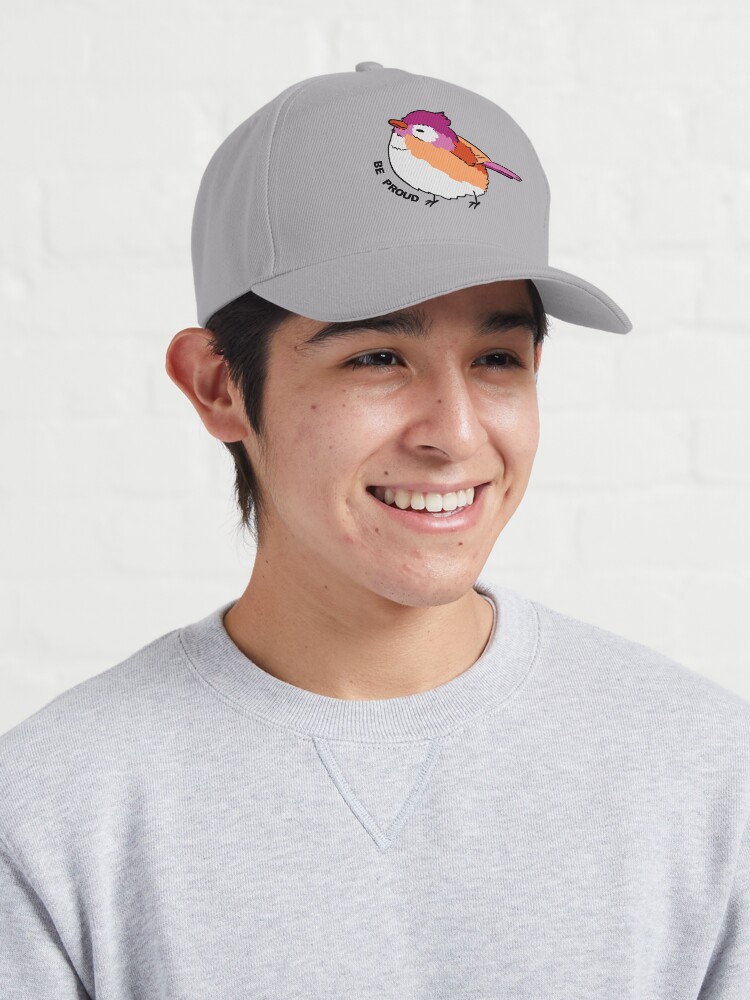 lesbian pride bird Cap for Sale by sokoprints