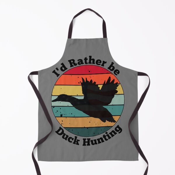 Item preview, Vintage I'd Rather Be Duck Hunting Design, With Mallard in Flight designed and sold by LifeCrush.