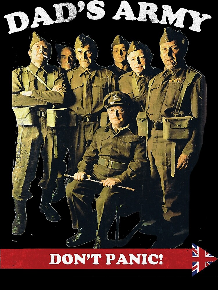 "Dad's Army - Don't Panic" Canvas Print for Sale by EldonYoung | Redbubble