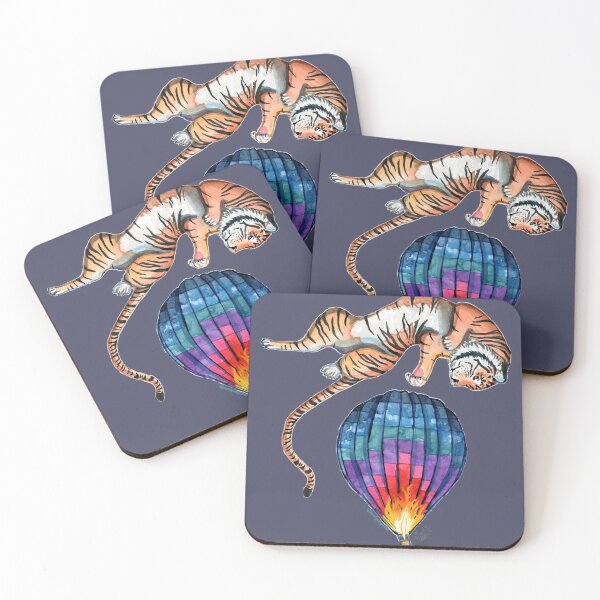 Item preview, Leaping Tiger Grey designed and sold by marleywrightart.