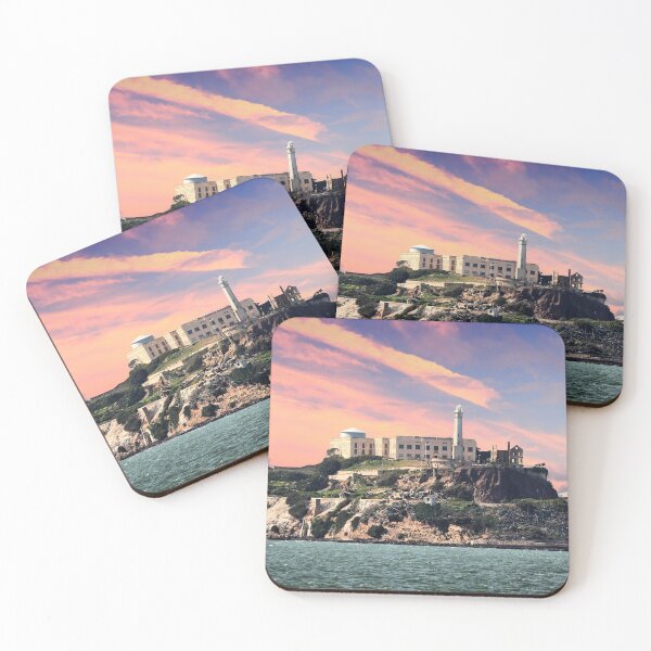 Item preview, Alcatraz Island Prison San Francisco Bay Evening Sunset designed and sold by Piper-Deals.