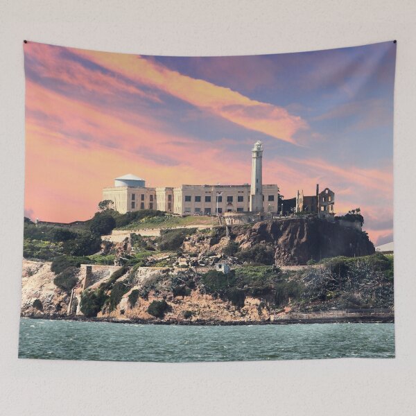 Item preview, Alcatraz Island Prison San Francisco Bay Evening Sunset designed and sold by Piper-Deals.