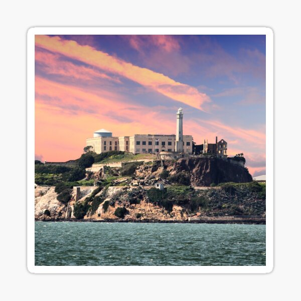 Item preview, Alcatraz Island Prison San Francisco Bay Evening Sunset designed and sold by Piper-Deals.