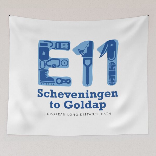 Item preview, E11 Scheveningen to Goldap - Europe hiking path designed and sold by Moritz Schwäble.