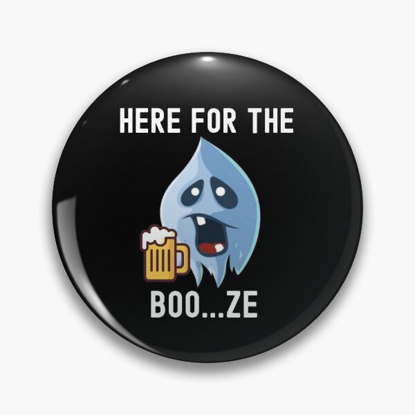 Item preview, Here For The Booze, Halloween Boos designed and sold by SportyDogShop.