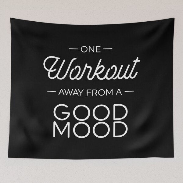 Item preview, One Workout Away From A Good Mood designed and sold by ZoollGraphics.