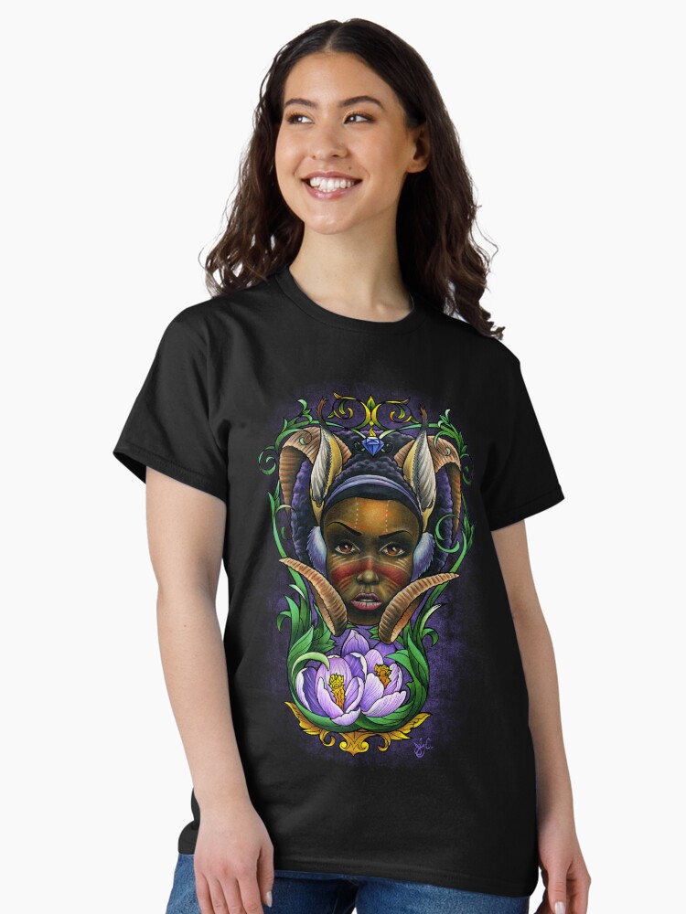 Thumbnail 2 of 7, Classic T-Shirt, The Mountain Goddess designed and sold by jabwai.