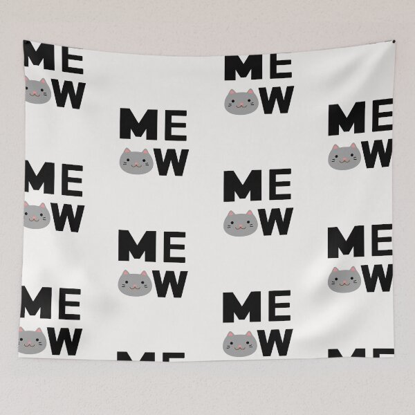 Item preview, Meow Cute Cat designed and sold by BhavyaBathla.