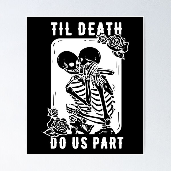 Alternative Clothes Aesthetic Goth Till death do us apart Throw